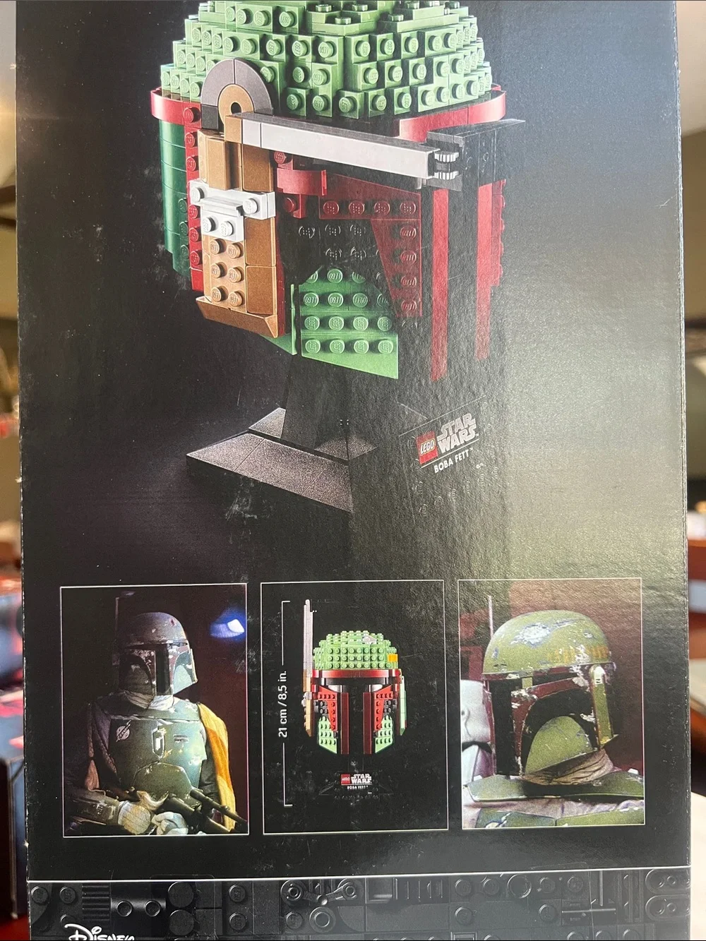 Star Wars Boba Fett Brick Helmet by Star Wars - Green, Red, Black